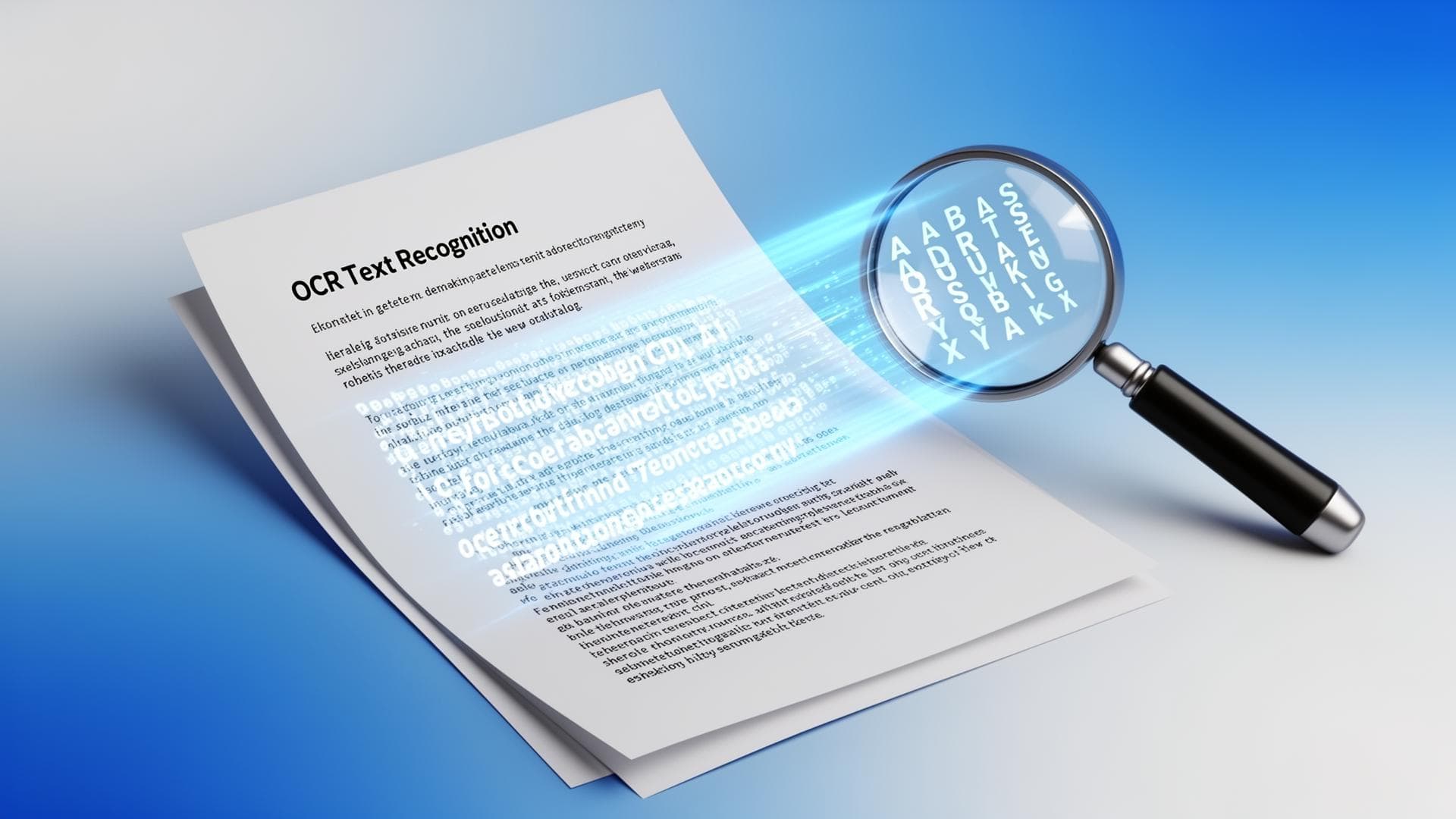 OCR — Reconnaissance de texte