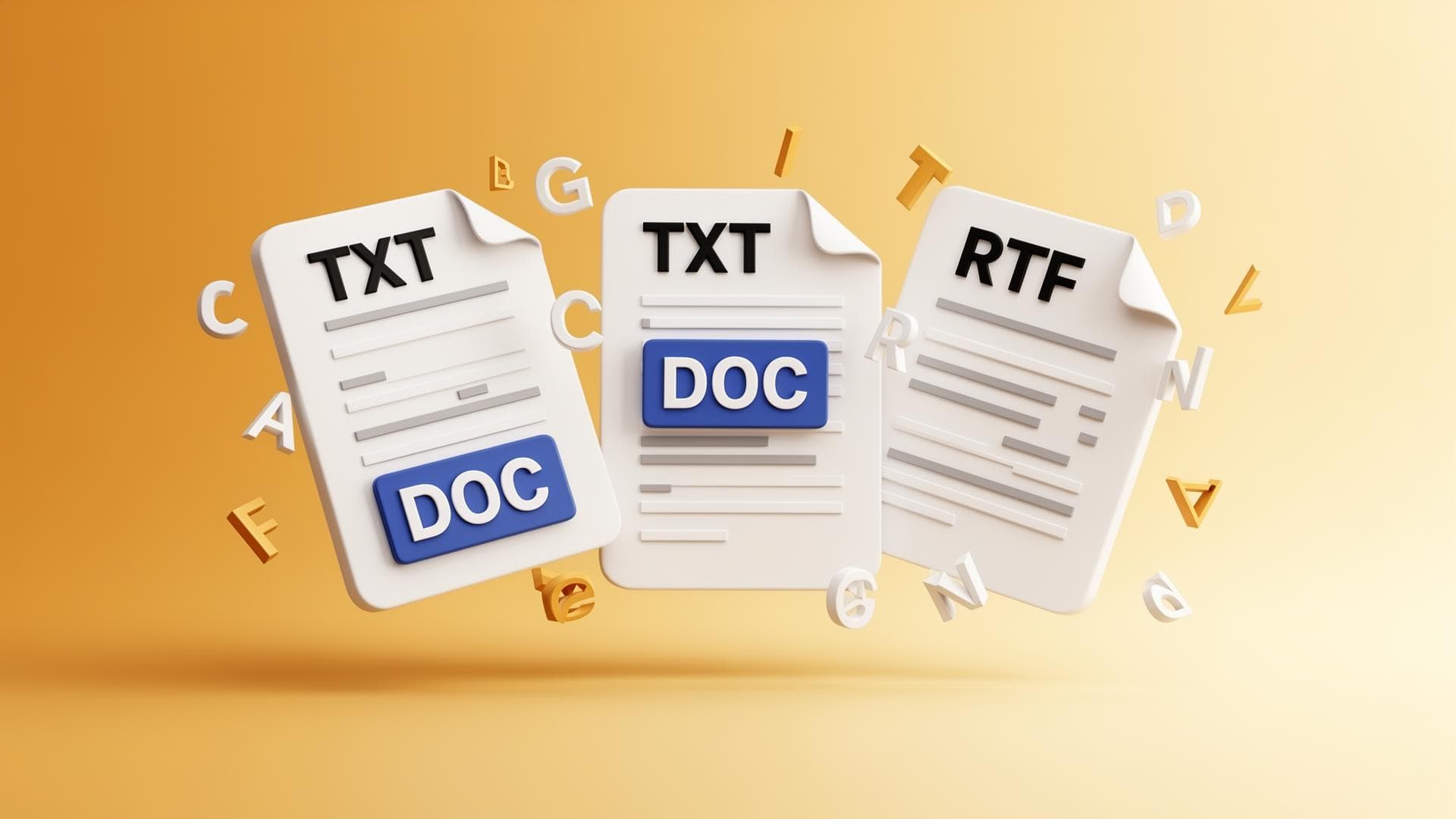 Converteix text